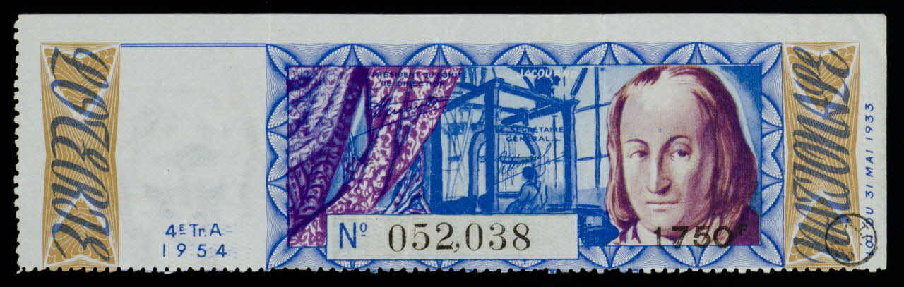 estampe LOTERIE  NATIONALE 1954 1970.83.1306 Photo