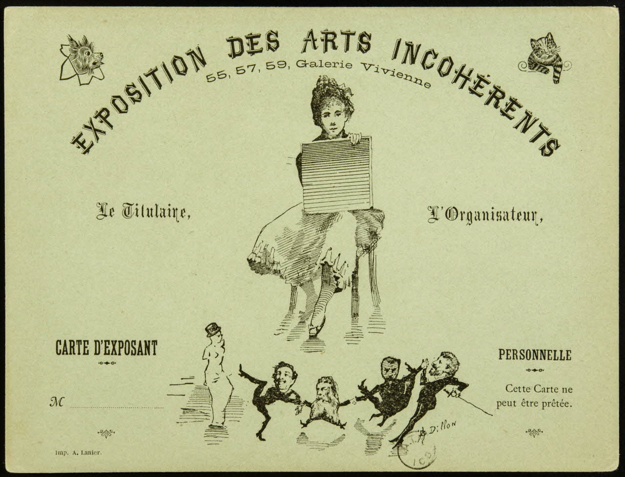 estampe EXPOSITION DES ARTS INCOHERENTS 1970.83.131 Photo