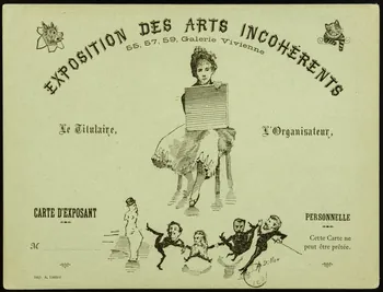 estampe EXPOSITION DES ARTS INCOHERENTS 1970.83.131  Photo