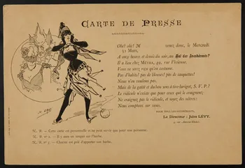 estampe CARTE DE PRESSE 1970.83.132 Photo