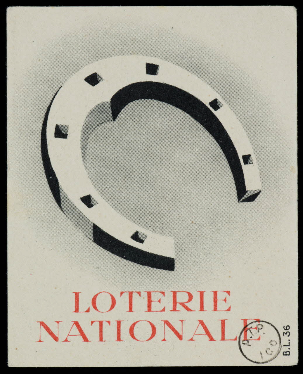 estampe LOTERIE  NATIONALE 1970.83.1320 Photo
