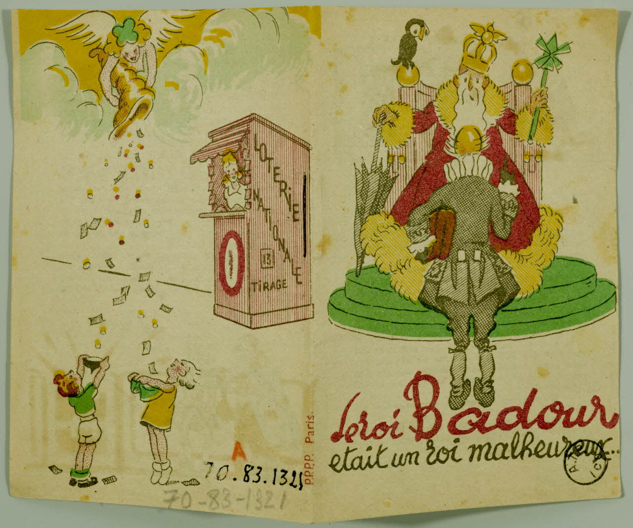 estampe Le roi Badour  était un roi malheureux... 1970.83.1321 Photo