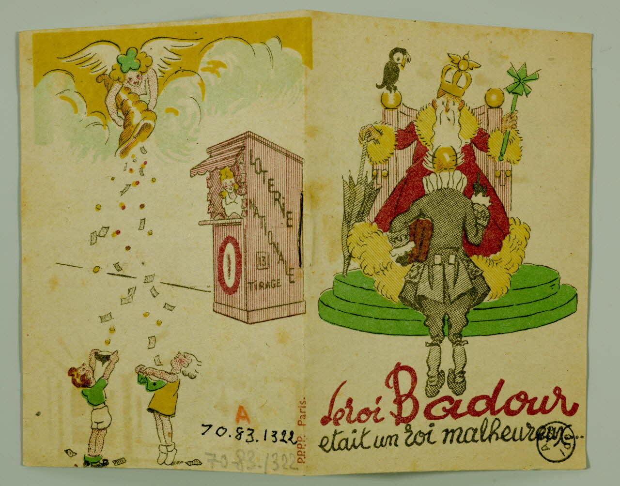 estampe Le roi Badour  était un roi malheureux 1970.83.1322 Photo