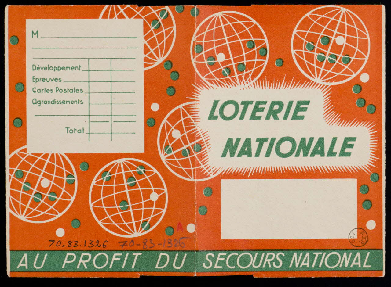 estampe LOTERIE  NATIONALE 1970.83.1326 Photo