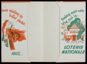 estampe LOTERIE  NATIONALE 1970.83.1326 Photo