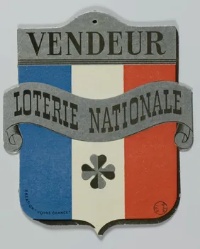 estampe VENDEUR  LOTERIE NATIONALE 1970.83.1330  Photo
