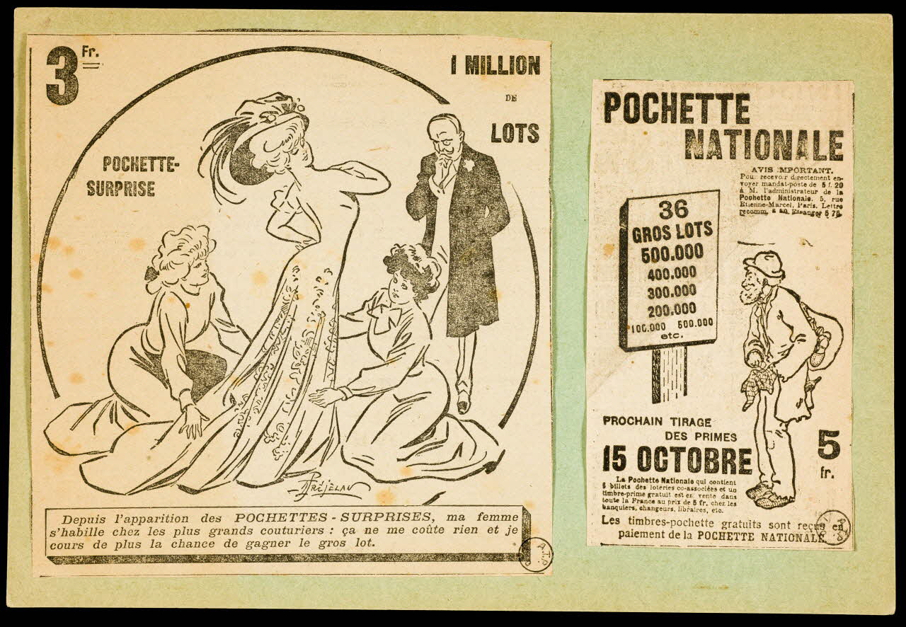 estampe Publicités pour des pochettes-surprise 1970.83.1332.1/2 Photo