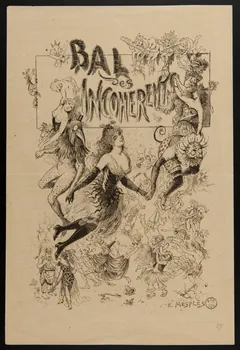 estampe Invitation au bal des Incohérents 1970.83.135  Photo