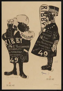 Muller estampe TAILLEUR  RIBBY 1908 1970.83.142 Photo