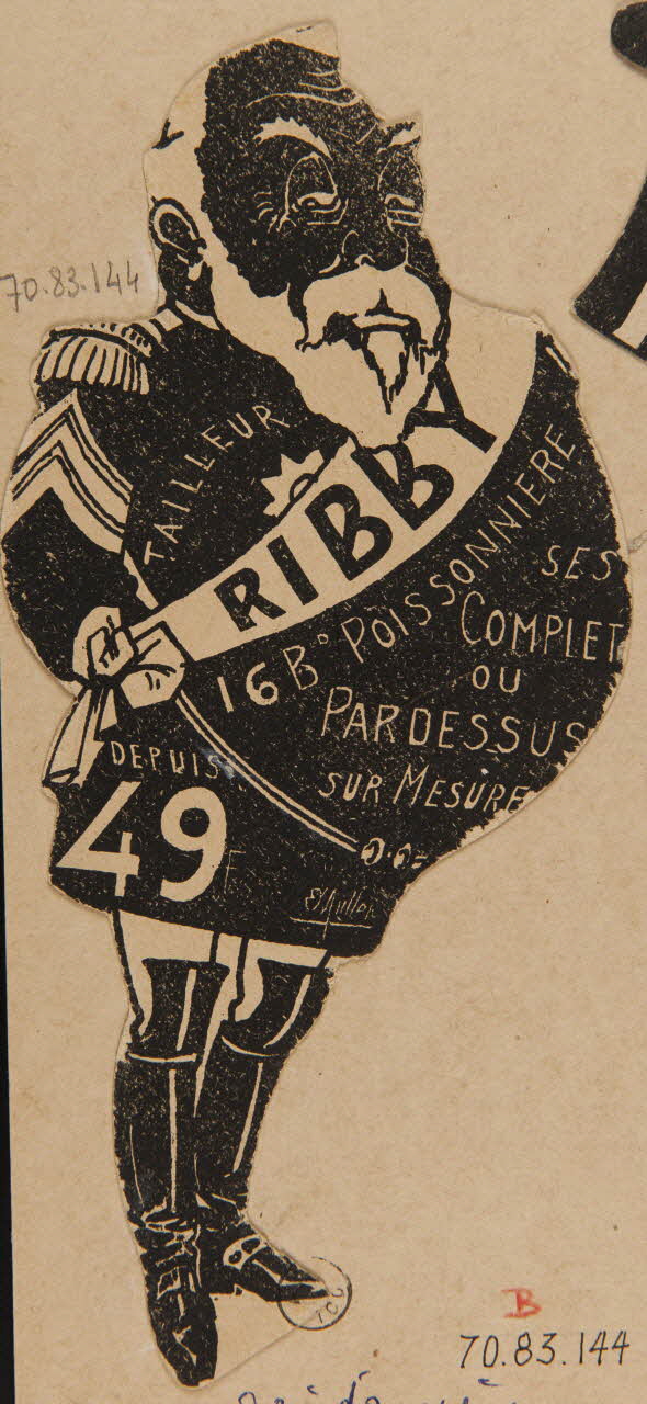 Muller estampe TAILLEUR  RIBBY 1908 1970.83.144 Photo