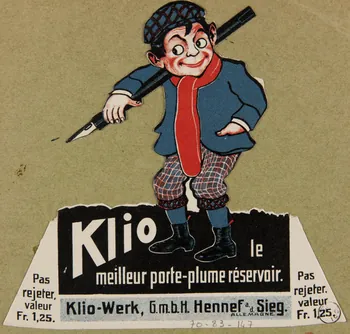 estampe Klio  le  meilleur porte-plume réservoir. 1970.83.147 Photo