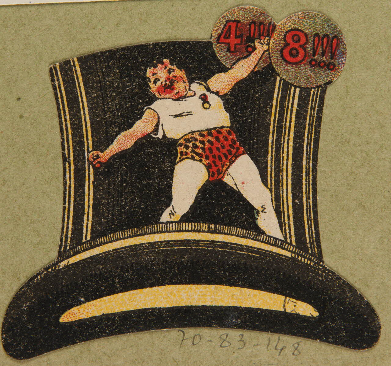 estampe Haltérophile 1970.83.148 Photo