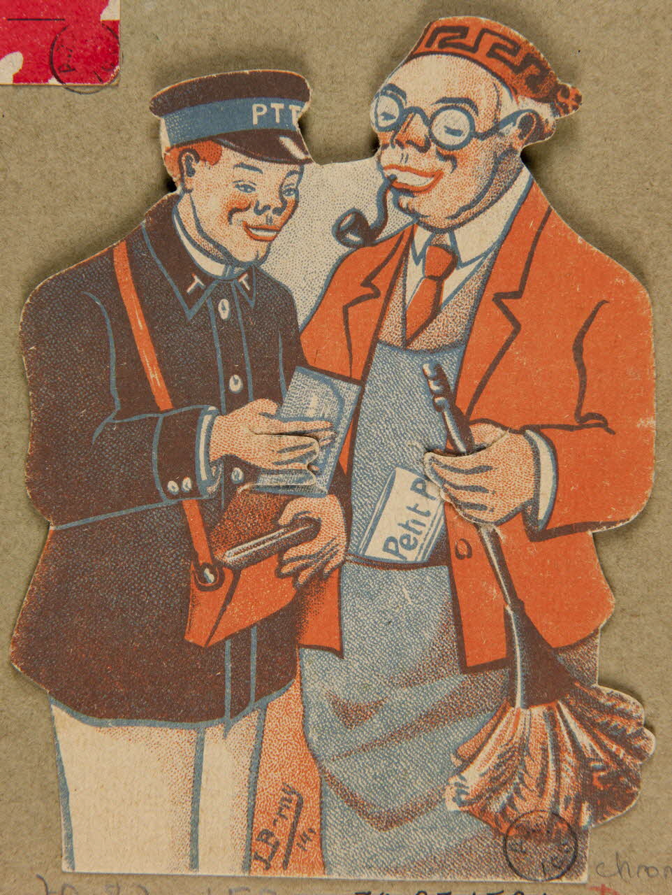 estampe Le facteur distribue le courrier 1970.83.152.1 Photo