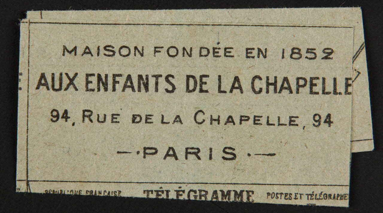 estampe AUX ENFANTS DE LA CHAPELLE 1970.83.152.2 Photo