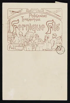 estampe PHOTOGRAVURE  TYPOGRAPHIQUE  Fernique Fils 1970.83.154 Photo