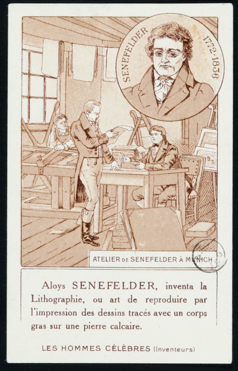 estampe ATELIER DE SENEFELDER A MUNICH 1970.83.162 Photo