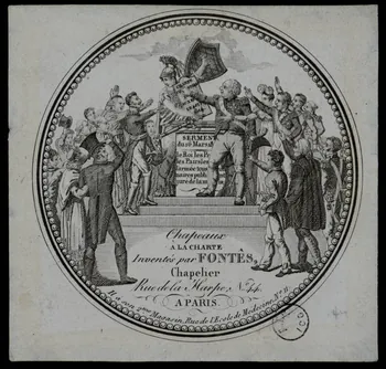 estampe Chapeaux  A LA CHARTE  Inventés par FONTÊS,  Chapelier 1970.83.167  Photo