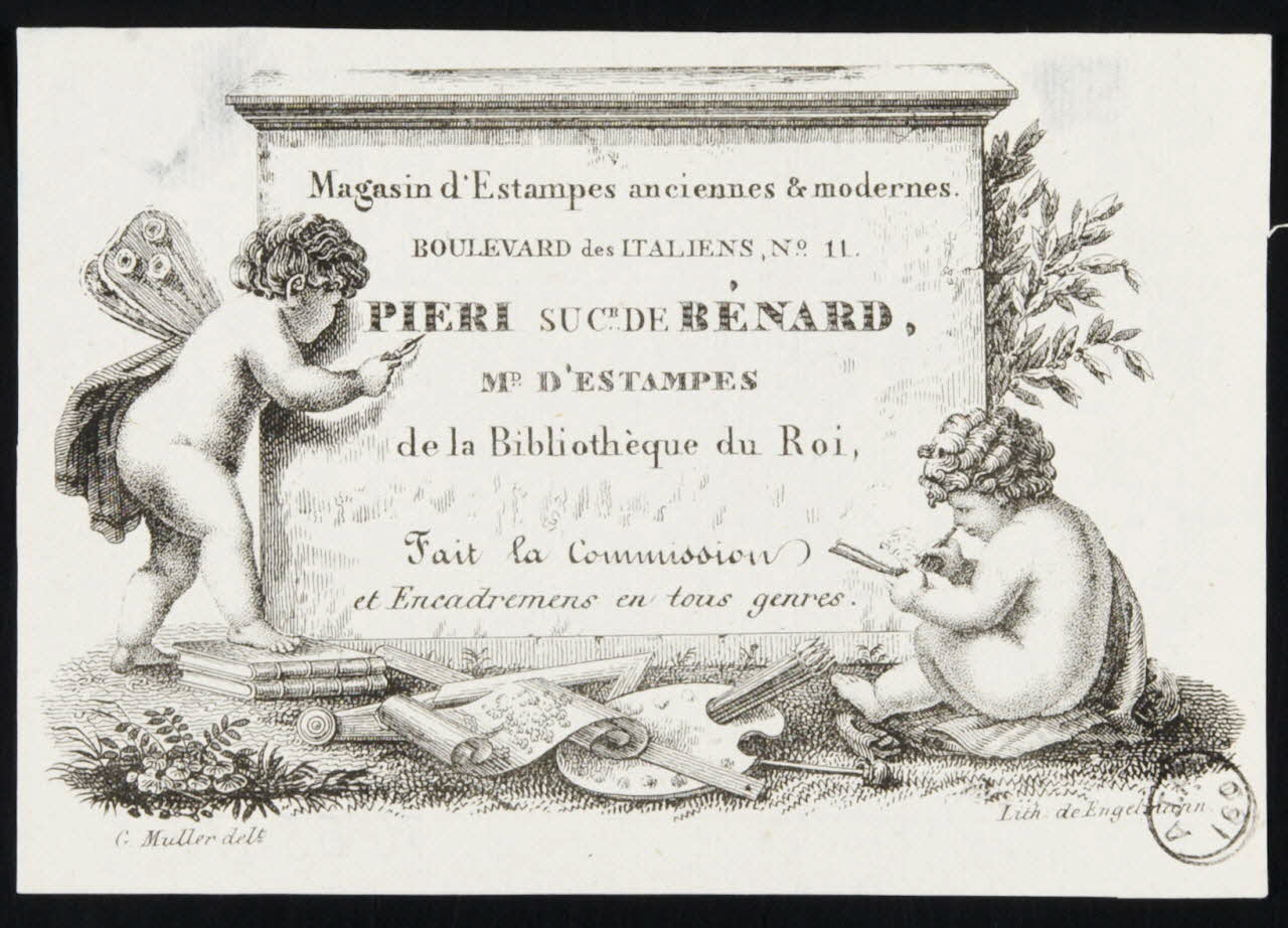 estampe Magasin d'Estampes anciennes & modernes. 1970.83.170 Photo