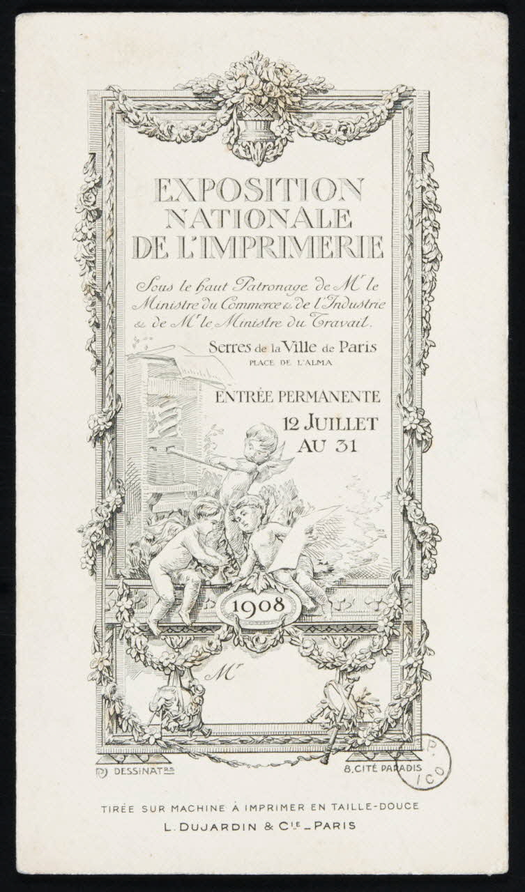 estampe EXPOSITION  NATIONALE  DE L'IMPRIMERIE 1970.83.178 Photo