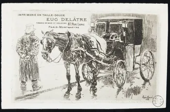 estampe IMPRIMERIE EN TAILLE-DOUCE  EUG. DELÂTRE 1970.83.186 Photo
