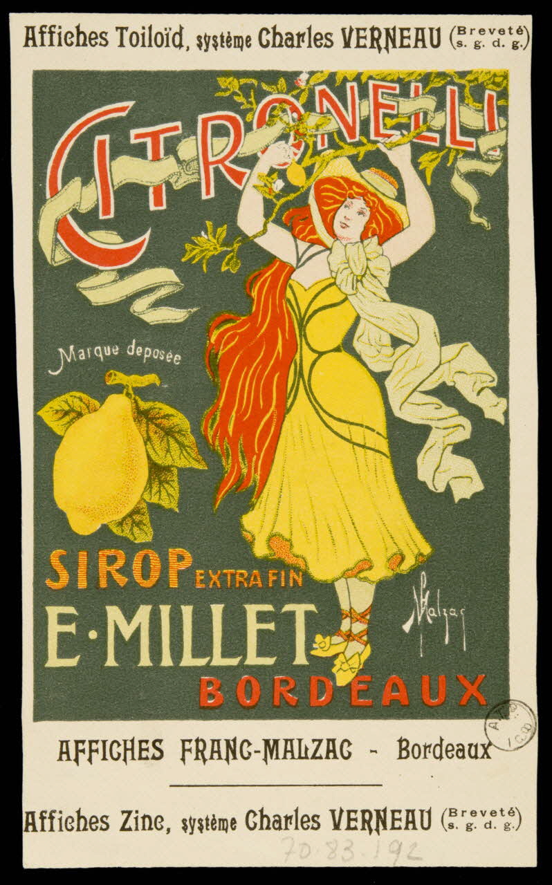 estampe CITRONELLI 1970.83.192 Photo