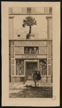 estampe L'Orme St Gervais rue du Temple N°20 1970.83.193 Photo
