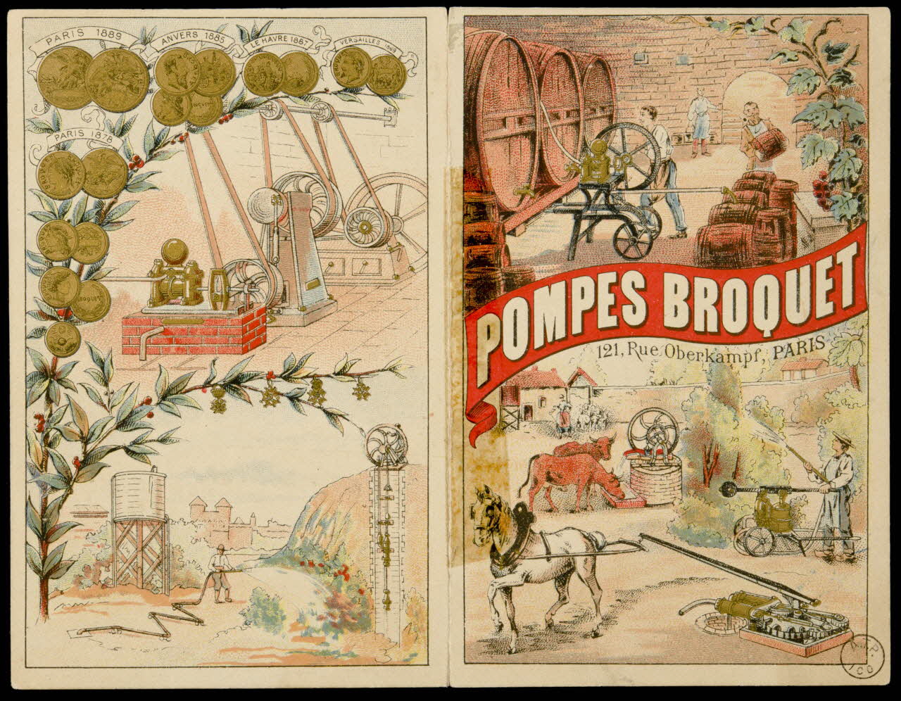 estampe POMPES BROQUET 1970.83.200 Photo