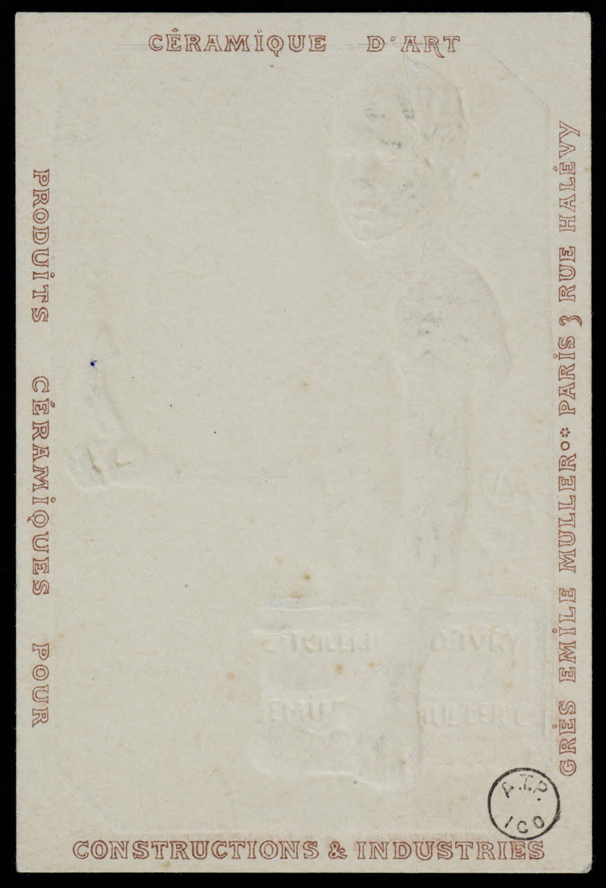 estampe CERAMIQUE d'ART  CONSTRUCTIONS & INDUSTRIES 1970.83.211 Photo