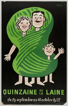 estampe QUINZAINE DE LA LAINE 1970.83.278 Photo