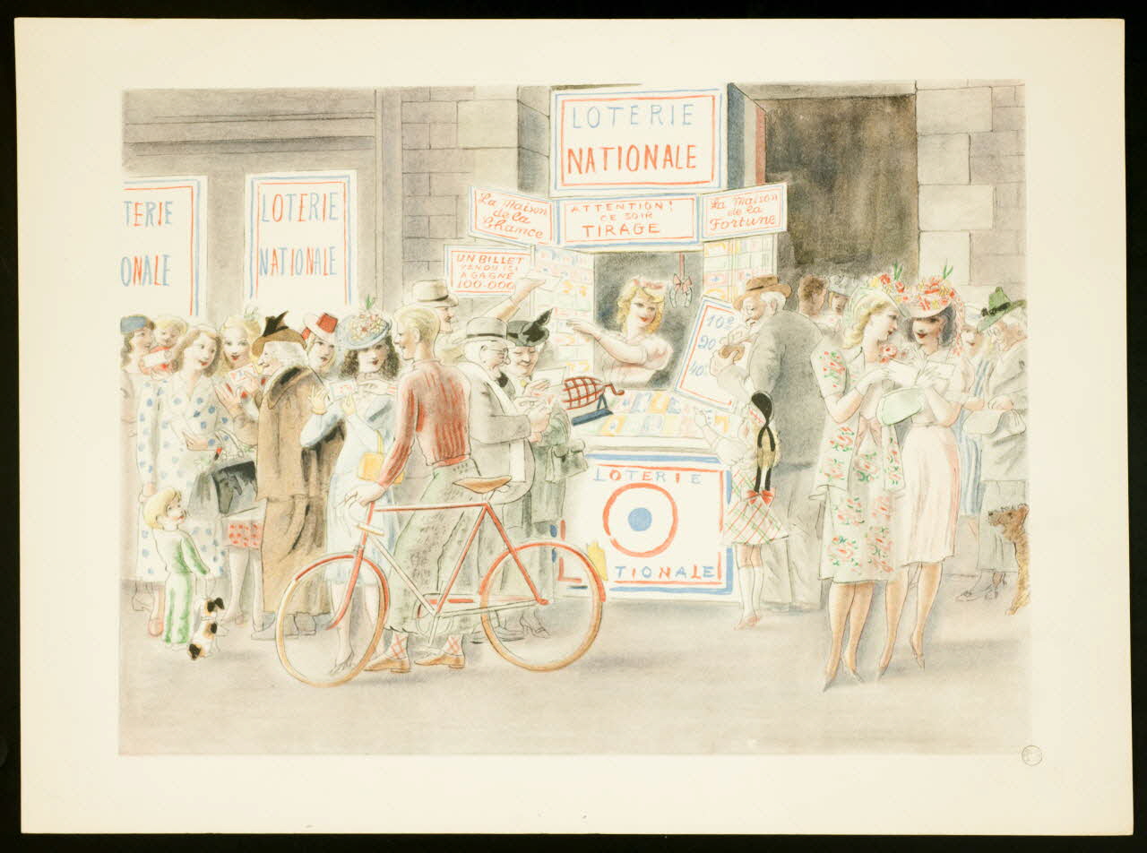 estampe LOTERIE  NATIONALE 1970.83.292 Photo