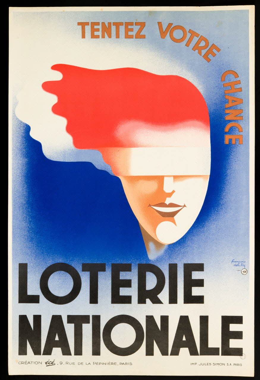 estampe TENTEZ VOTRE CHANCE  LOTERIE  NATIONALE 1970.83.342 Photo