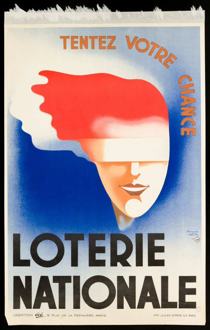 estampe TENTEZ VOTRE CHANCE  LOTERIE  NATIONALE 1970.83.343 Photo