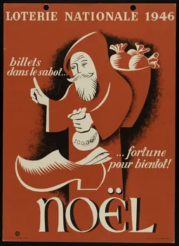 Cart. et Impr. Isle de France; estampe LOTERIE NATIONALE 1946 1946 1970.83.359 Photo