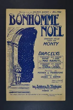 Louis Izoird ; Léon Raiter ; Charles-Louis Pothier ; Pierrefont ; Monty ; A. Molinier chanson petit format 1924 1966.203.47  Photo Mucem
