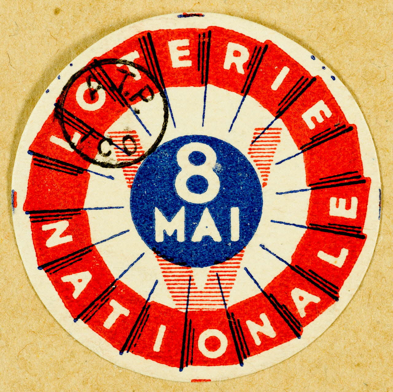 estampe LOTERIE NATIONALE  8  MAI 1970.83.420 Photo