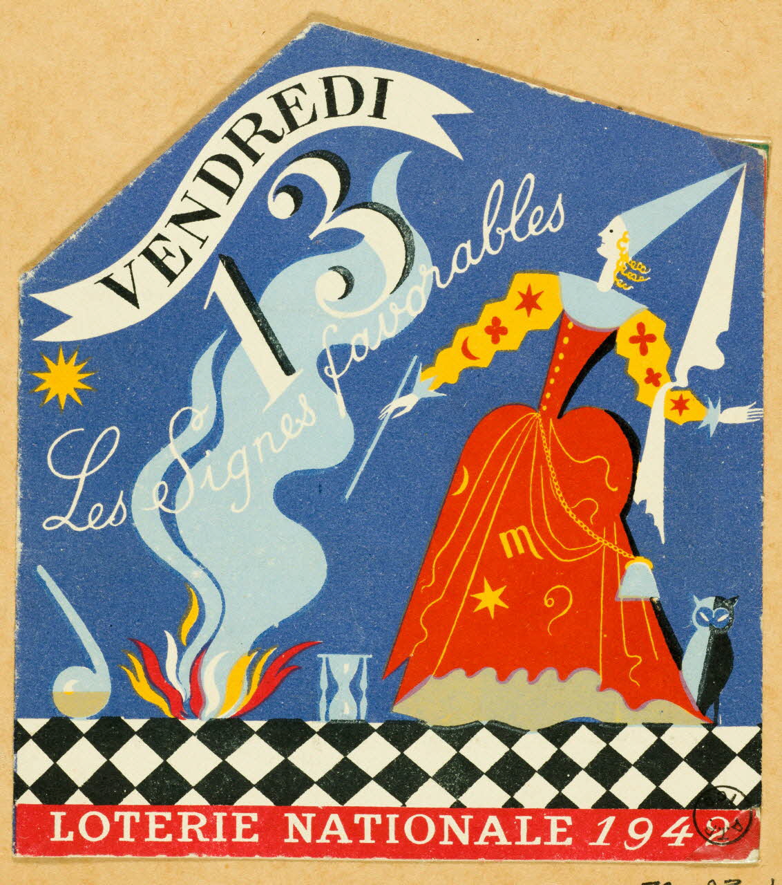 estampe VENDREDI  13  Les Signes favorables 1970.83.433 Photo