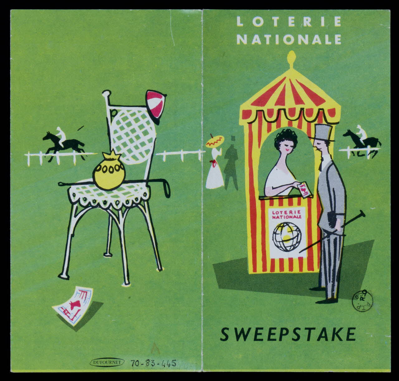 estampe LOTERIE  NATIONALE 1970.83.445 Photo