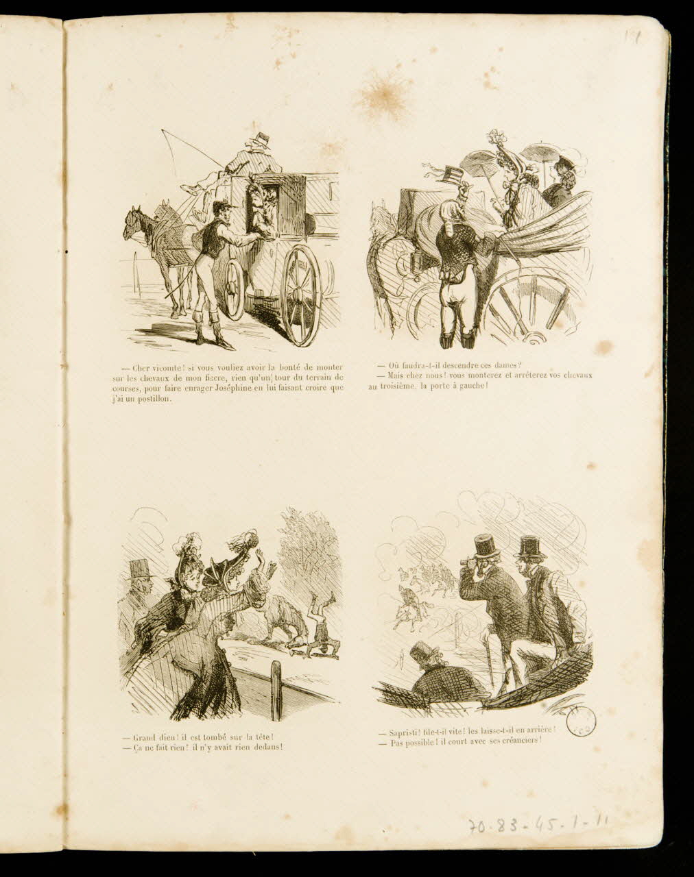 album Scènes diverses sur le thème des courses hippiques 1970.83.45.1.11 Photo