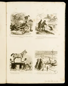 album Scènes diverses sur le thème des courses hippiques 1970.83.45.1.13 Photo