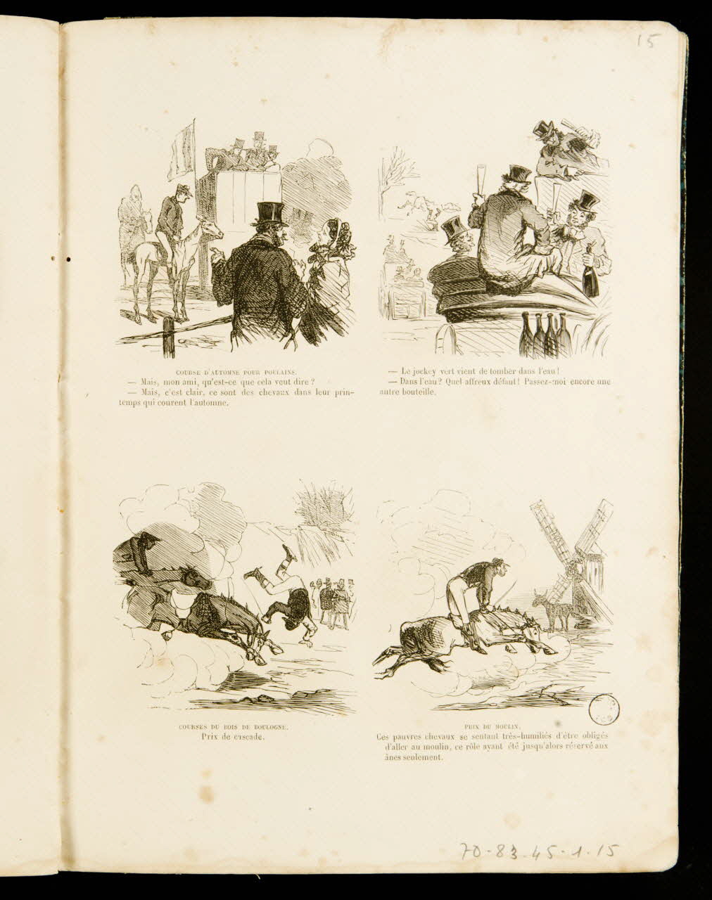 album Scènes diverses sur le thème des courses hippiques 1970.83.45.1.15 Photo