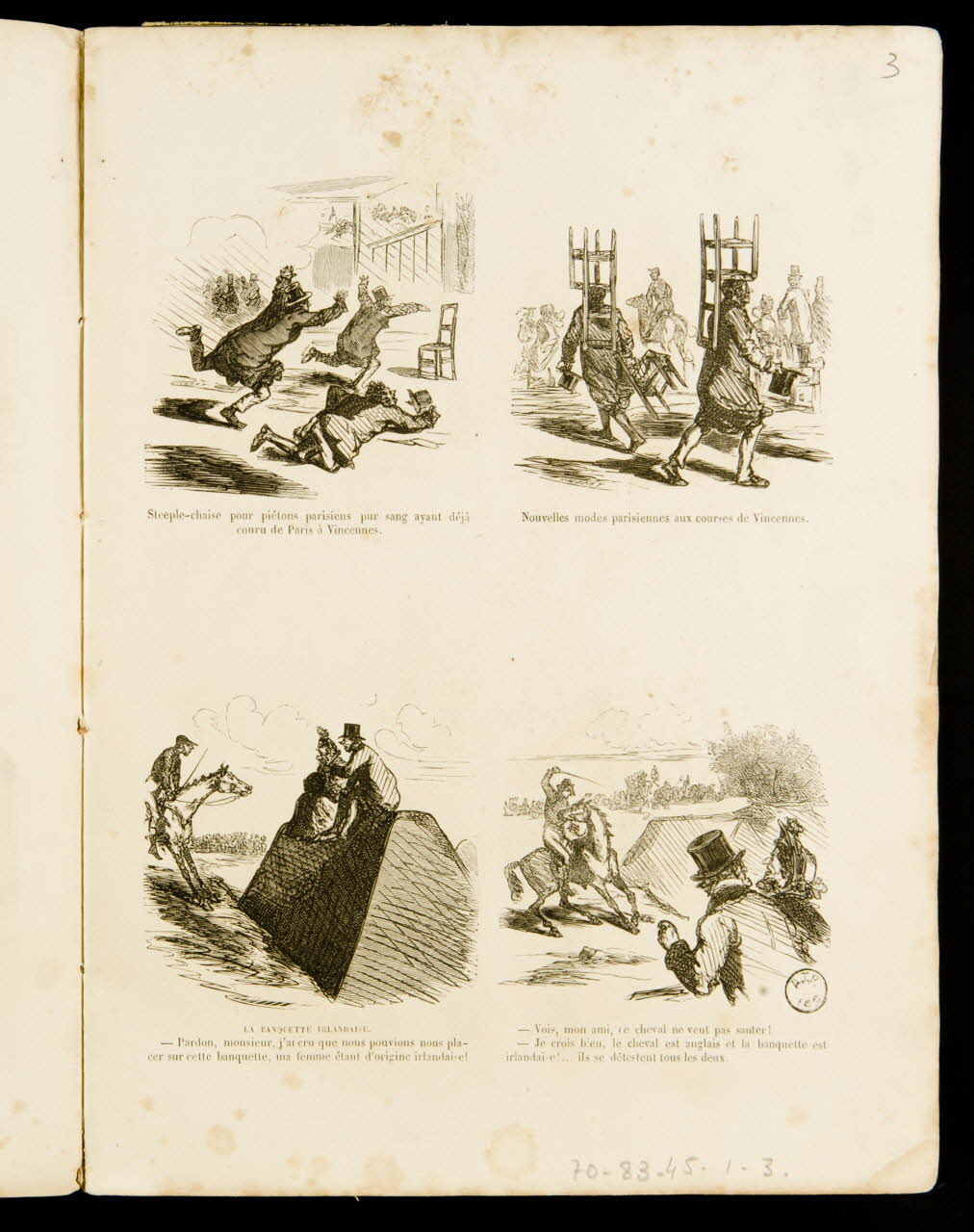 album Scènes diverses sur le thème des courses hippiques 1970.83.45.1.3 Photo