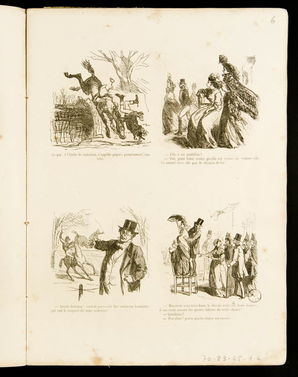 album Scènes diverses sur le thème des courses hippiques 1970.83.45.1.6 Photo