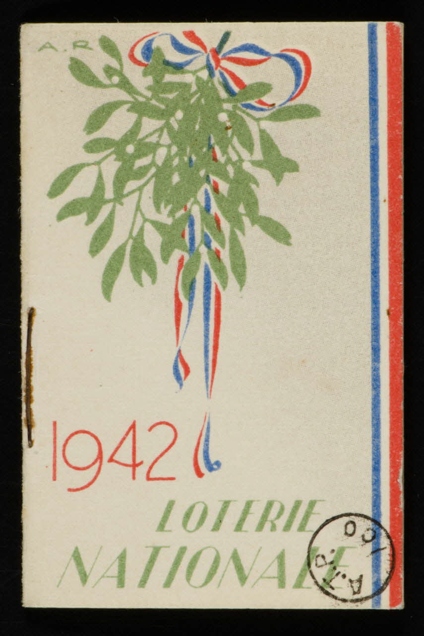 estampe 1942  LOTERIE  NATIONALE 1970.83.507 Photo