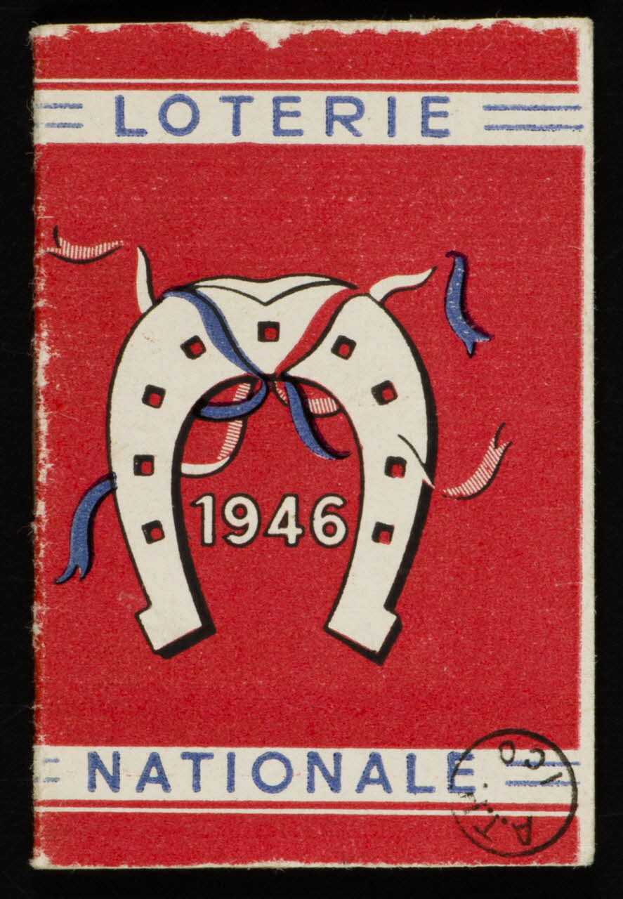estampe LOTERIE  1946  NATIONALE 1970.83.508 Photo