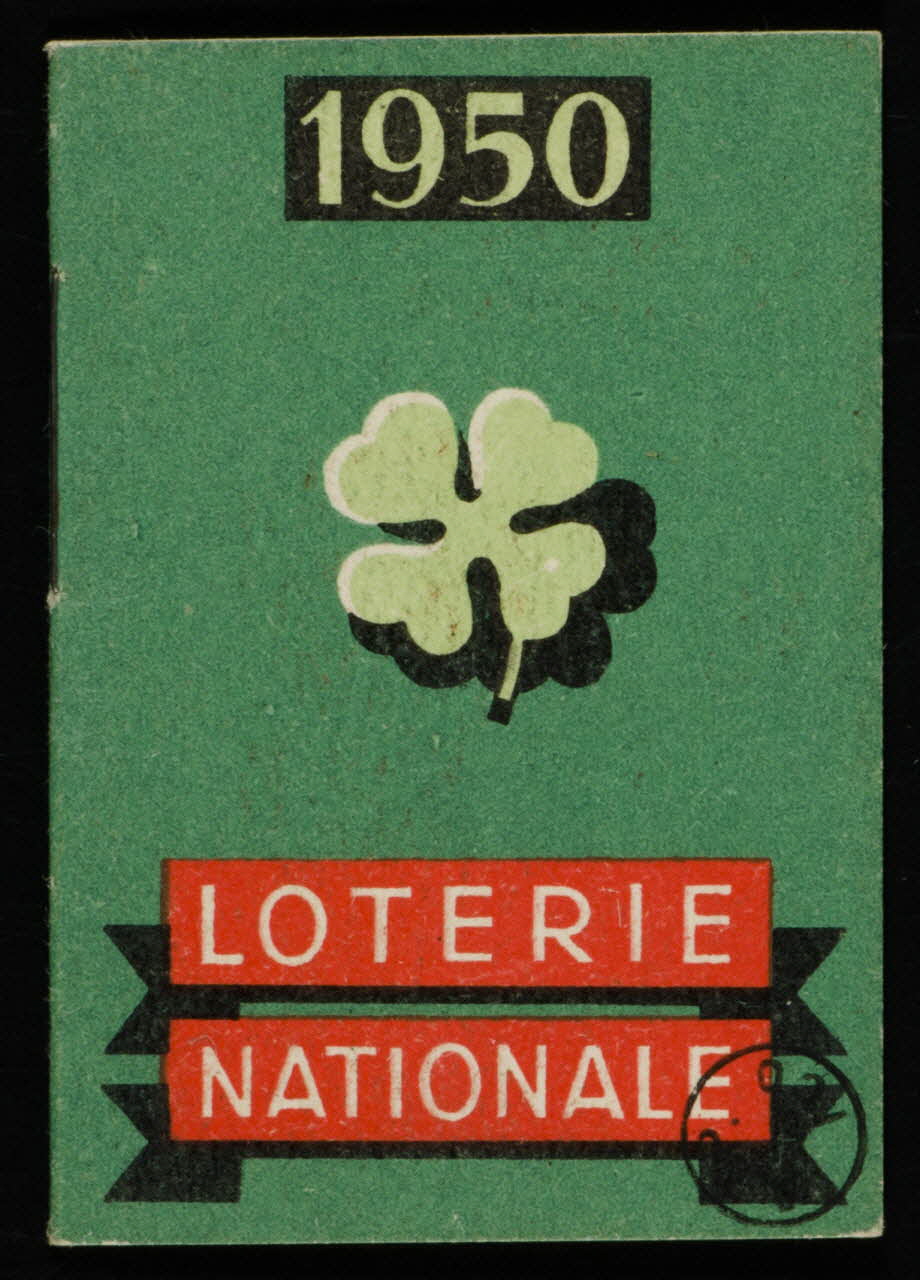 estampe 1950  LOTERIE  NATIONALE 1970.83.509 Photo