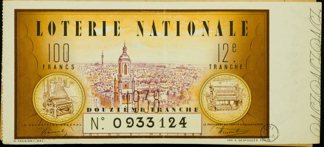 estampe LOTERIE NATIONALE 1970.83.530 Photo