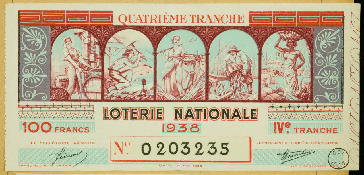 estampe LOTERIE NATIONALE 1970.83.537 Photo