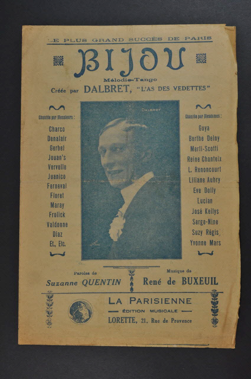 chanson petit format 1966.203.5 Photo Mucem