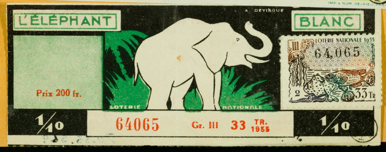 estampe L'ELEPHANT 1970.83.549 Photo