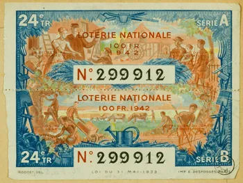estampe LOTERIE NATIONALE 1970.83.559 Photo